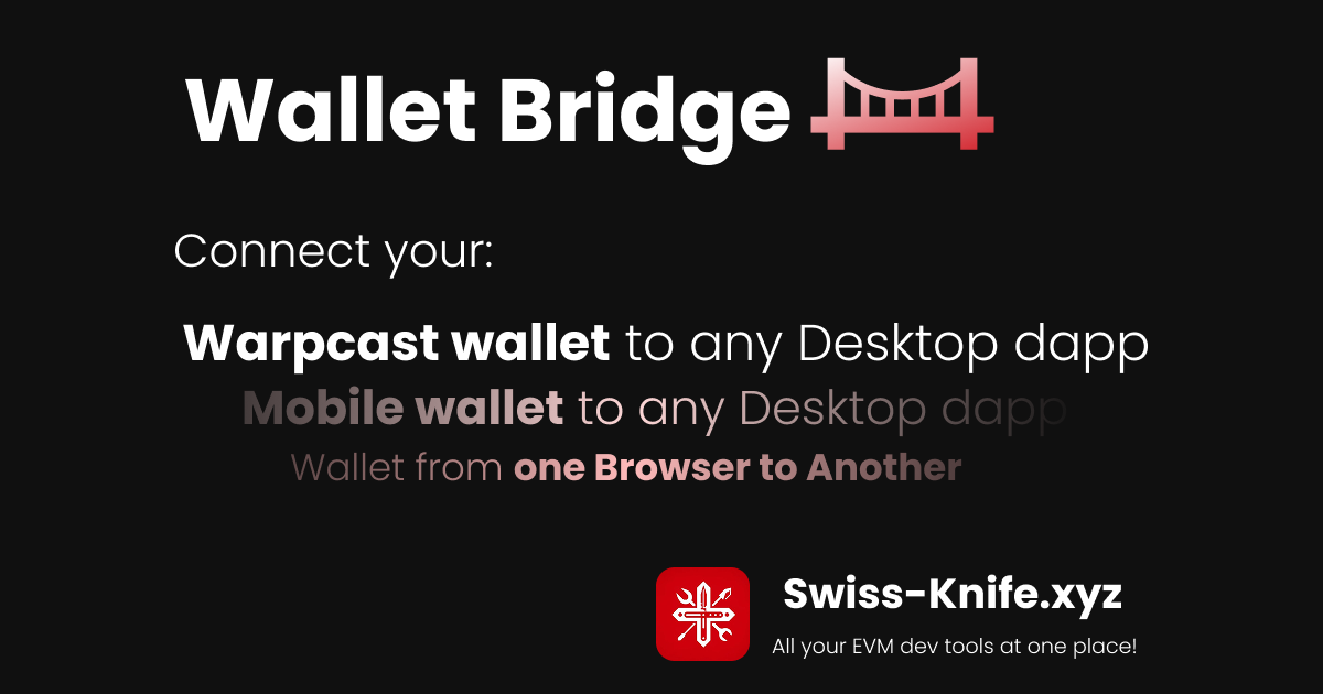 Swiss-Knife - Farcaster Mini Apps