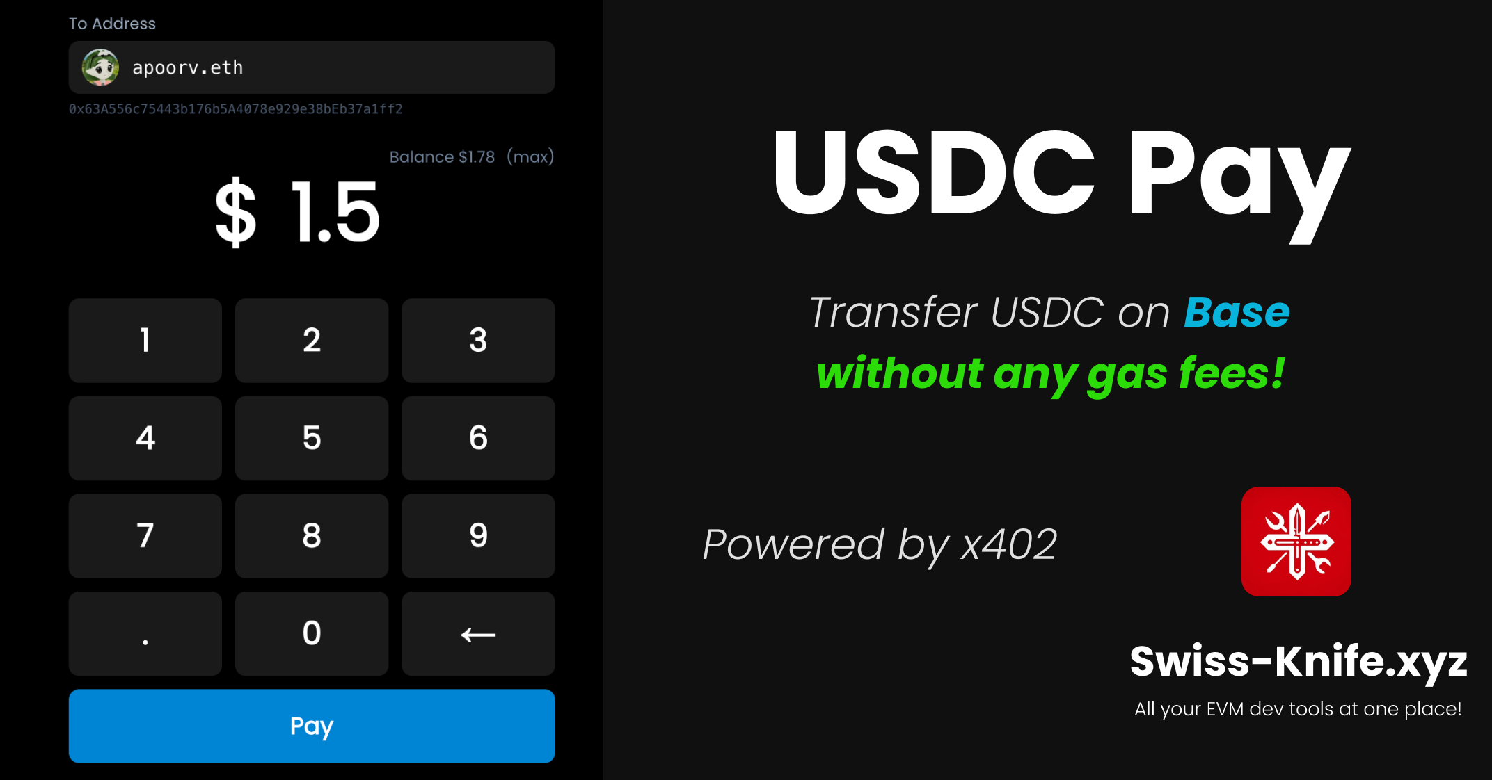 USDC Pay - Farcaster Mini Apps